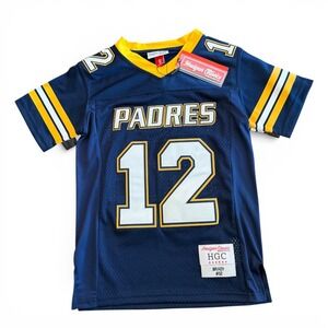 Youth Tom Brady High School Serra Padres Jersey NWT Small
